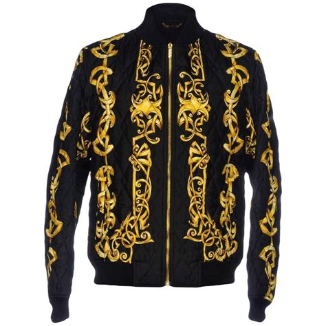 black and gold versace jacket|versace silk shirt.